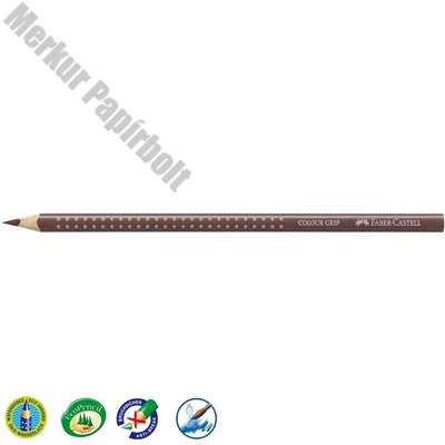 Színes ceruza FABER-CASTELL Grip 2001 háromszögletű sötét barna