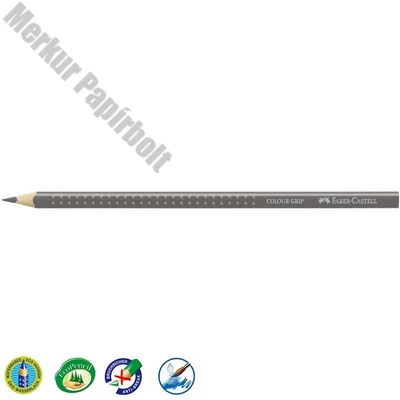 Színes ceruza FABER-CASTELL Grip 2001 háromszögletű szürke
