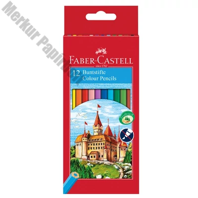 Színes ceruza FABER-CASTELL hatszögletű 12 darabos