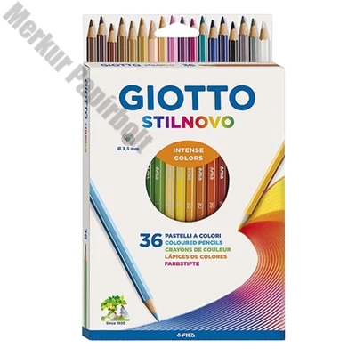 Színes ceruza GIOTTO Stilnovo hatszögletű 36 darabos