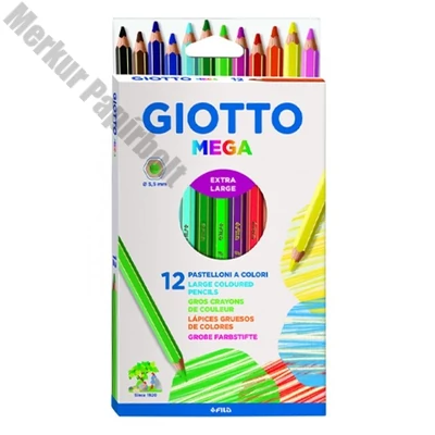 Színes ceruza GIOTTO mega jumbo 12 darabos