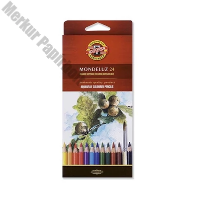 Színes ceruza KOH-I-NOOR 3718 Mondeluz Aquarell hatszögletű 24 darabos