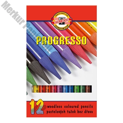 Színes ceruza KOH-I-NOOR 8756 Progresso hengeres 12 darabos