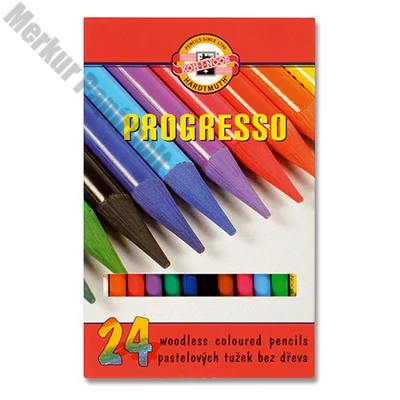Színes ceruza KOH-I-NOOR 8758 Progresso hengeres 24 darabos