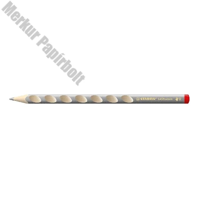Színes ceruza STABILO Easycolors háromszögletű jobbkezes ezüst