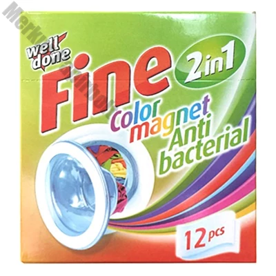 Színfogó kendő  WELL DONE Fine antibakteriális 12db