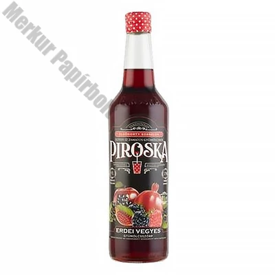 Szörp PIROSKA erdei vegyes gyümölcs üveges 0,7L