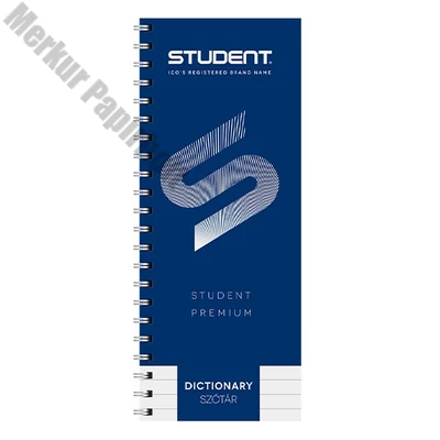 Spirálfüzet szótár ICO Student Prémium 40 lapos