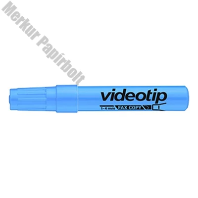 Szövegkiemelő ICO Videotip kék 1-4mm