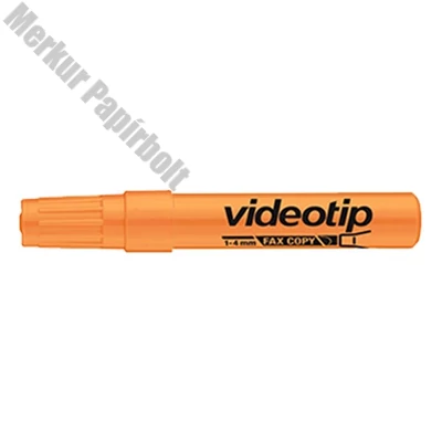 Szövegkiemelő ICO Videotip narancs 1-4mm