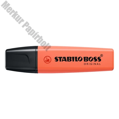 Szövegkiemelő STABILO Boss Original Pastel 1-5mm halvány koral piros