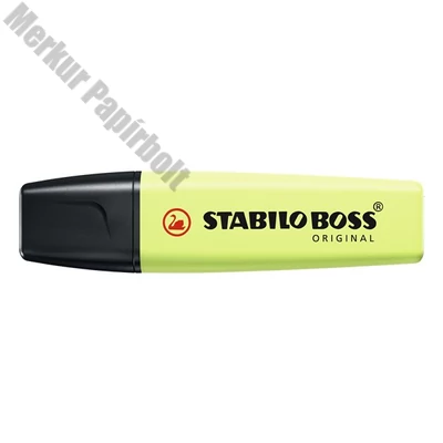 Szövegkiemelő STABILO Boss Original Pastel 1-5mm lime