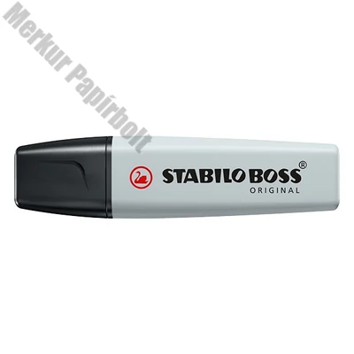 Szövegkiemelő STABILO Boss Original Pastel 1-5mm poros szürke