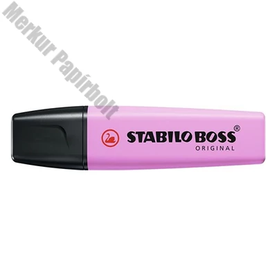 Szövegkiemelő STABILO Boss pasztell deres málna