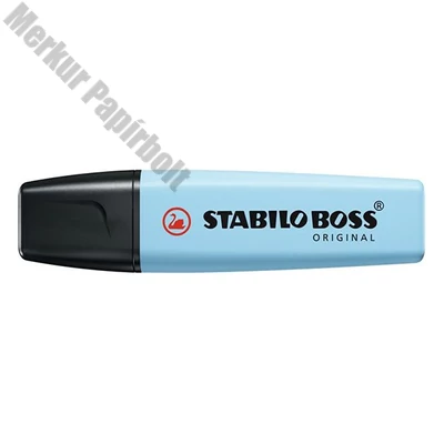 Szövegkiemelő STABILO Boss pasztell jeges kék