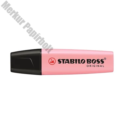 Szövegkiemelő STABILO Boss pasztell rózsaszín