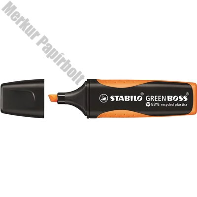 Szövegkiemelő STABILO Green Boss neon narancssárga környezetbarát