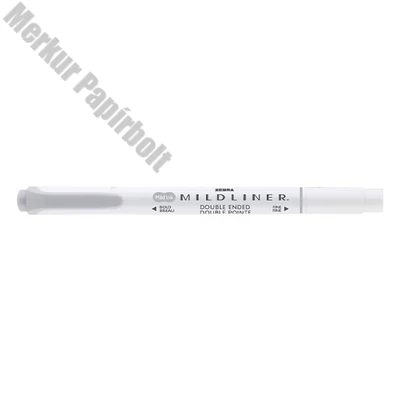 Szövegkiemelő kétvégű ZEBRA Mildliner cool & refined 1,4-4,0 mm szürke