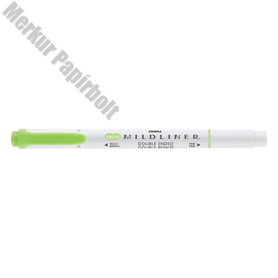 Szövegkiemelő kétvégű ZEBRA Mildliner cool & refined 1,4-4,0 mm zöld