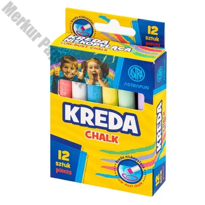 Táblakréta ASTRA FUN 2x6 szín