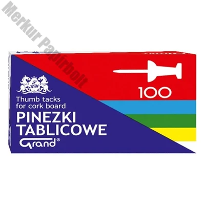 Táblatű GRAND papír dobozban színes 100 darabos