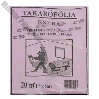 Takarófólia lépésálló extra 4x5 m 20nm