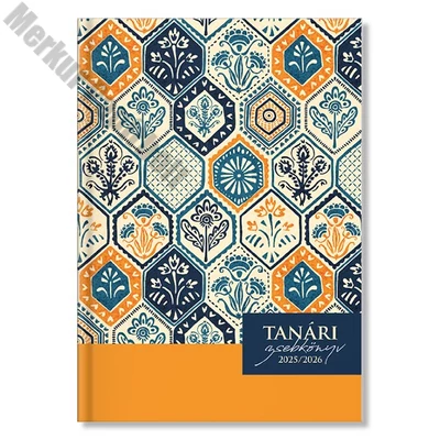 Tanári zsebkönyv PD CALENDAR papírborító A/5 Morocco 2025-2026
