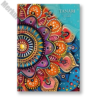 Tanári zsebkönyv TOPTIMER papírborító A/5 heti 145x205 mm Oriental 2025-2026