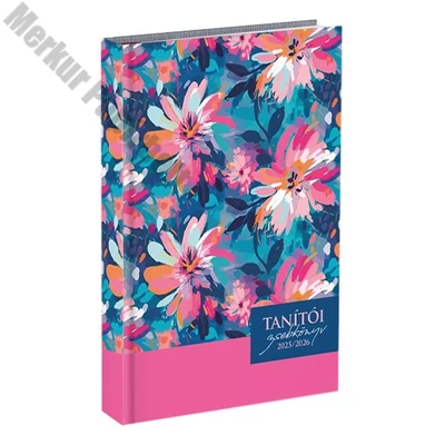 Tanítói zsebkönyv PD CALENDAR papírborító A/5 Magnolia 2025-2026