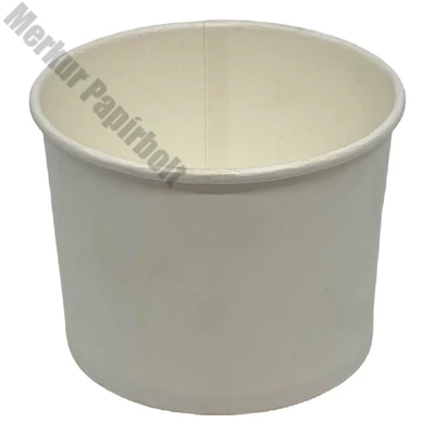 Levesestál eldobható papír  500 ml fehér  50 darabos (13937)