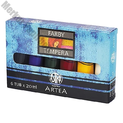 Tempera ASTRA 20 ml 6 szín/készlet