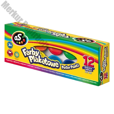 Tempera ASTRA tégelyes 20 ml 12 szín/készlet