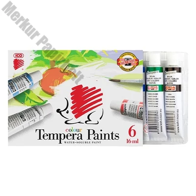 Tempera ICO Süni 6 darabos 16ml