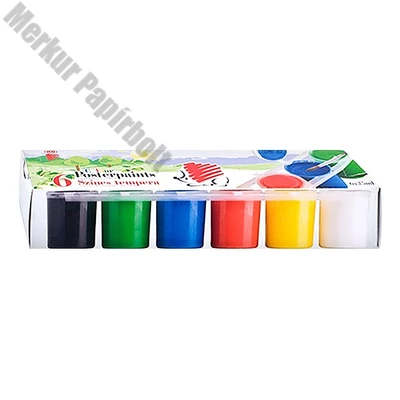 Tempera ICO Süni tégelyes 6 darabos 25 ml