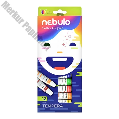 Tempera NEBULO 12 ml 12 darabos