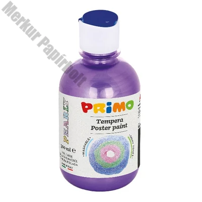 Tempera PRIMO 300 ml csillámos lila