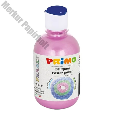 Tempera PRIMO 300 ml csillámos rózsaszín