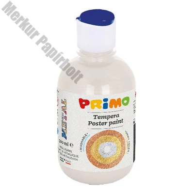 Tempera PRIMO 300 ml metál fehér