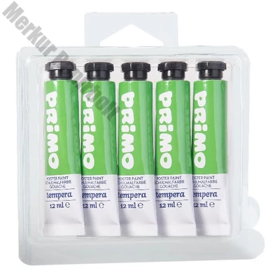 Tempera PRIMO középzöld 12 ml 5 darabos