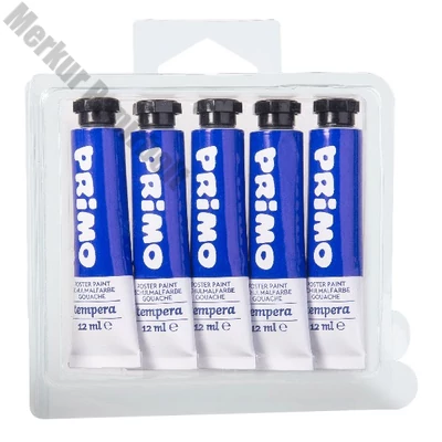 Tempera PRIMO sötétkék 12 ml 5 darabos