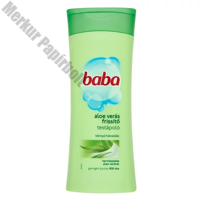 Testápoló BABA Frissítő Aloe Verás 400ml