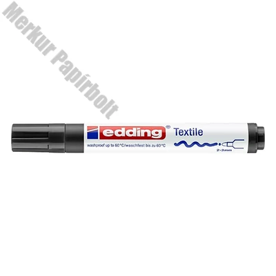 Textilmarker EDDING 4500 fekete