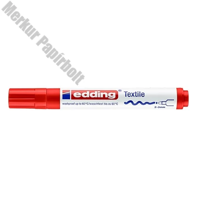 Textilmarker EDDING 4500 piros