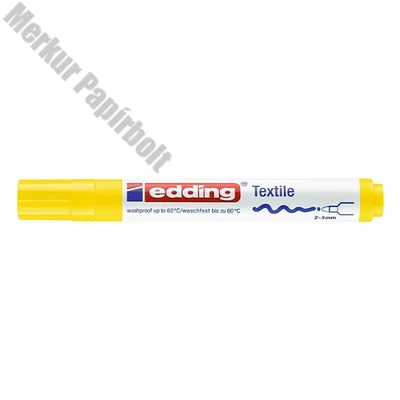 Textilmarker EDDING 4500 sárga