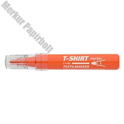 Textilmarker ICO T-Shirt flour narancs