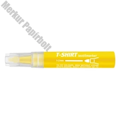 Textilmarker ICO T-Shirt flour sárga