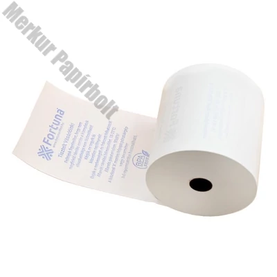 Thermo tekercs FORTUNA Premium 55 g 80x80mm/12 76 fm BPA mentes
