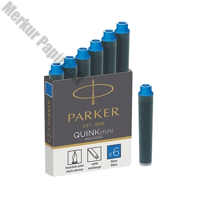 Tintapatron PARKER Royal rövid kék 6 darabos 1950409