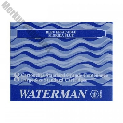 Tintapatron WATERMAN kék 8 darabos S0110860