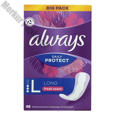 Tisztasági betét ALWAYS Long fresh 48 darabos